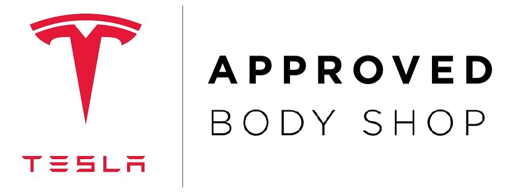 auto body shop gilbert az tesla approved badge
